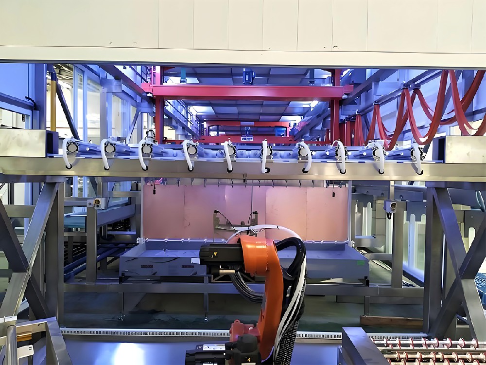 خط آبکاری خودکار الگو